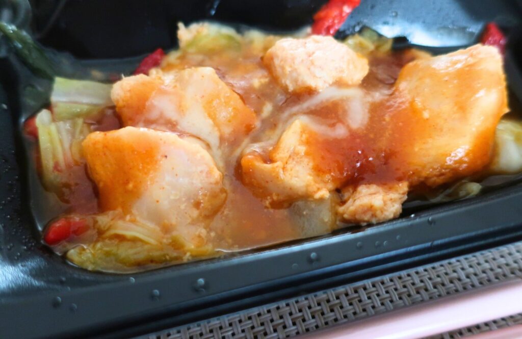 食のそよ風チーズダッカルビ持ち上げた