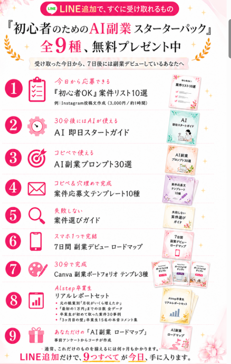 AISTEPプレゼント